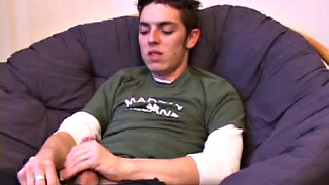 Brady Walker is a young guy who has no problem whipping out his hard cock for this first jerk off solo.