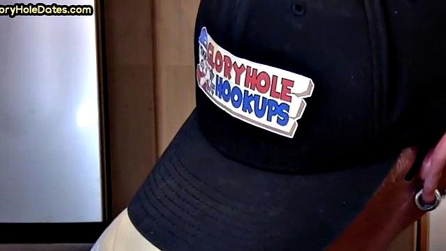 Mature gay cock-suckers spoil gloryhole dick close-up