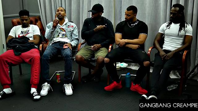 GangbangCreampie - For A Tiny Petite She Can Sure Fit That Many Dicks