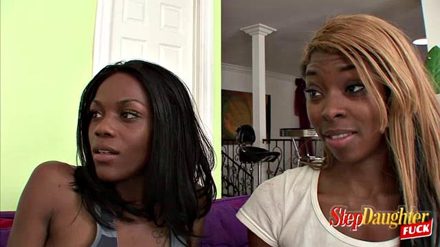 Stepdaughters Jayden And Remy With Stepdad