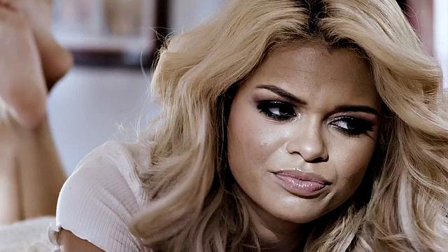 Taboo petite babe throats and rides cock of stepsisters' hubby