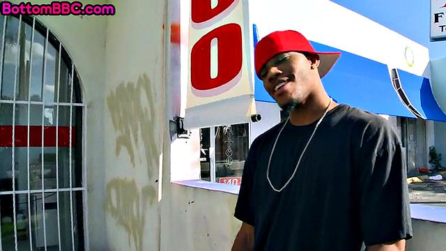 Real black guy giving head to white fellow