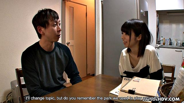 Spoiled teen Amina Kiuchi helps friend with homework
