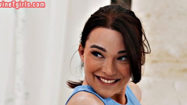 Big bootied TS anal pounded in yoga classes