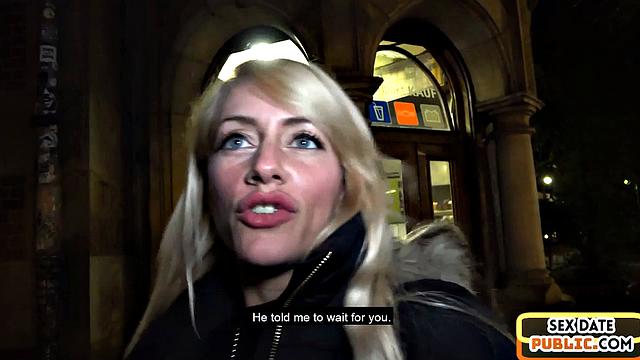 Busty MILF doggyfucked hard