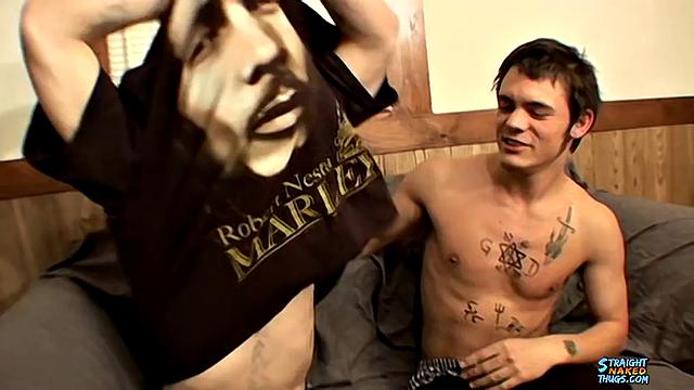 Thug Dude Jerk Each Other Off - Boomer Jacoby And Chain
