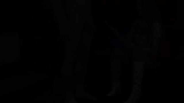 CFNM British 21yo GF in high heel boots gives HJ