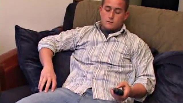 Lane didn't intend to become a star, but after losing a bet to Axel, he's couch bound and ready for action. This admittedly nervous boy works his own special magic on his cock, until its rock hard.