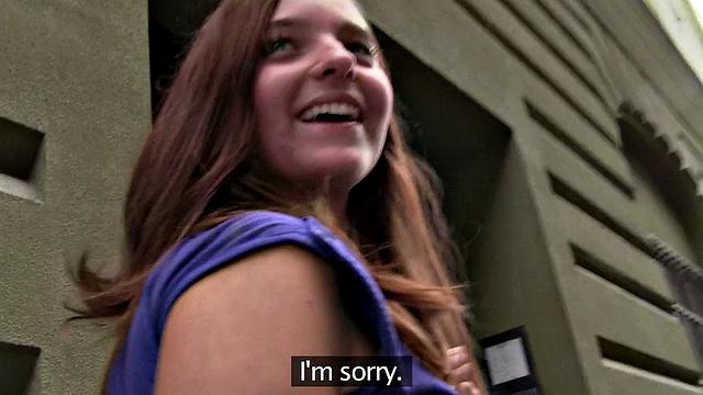 Is Shy's tight pussy pounded hard and she takes a facial in POV