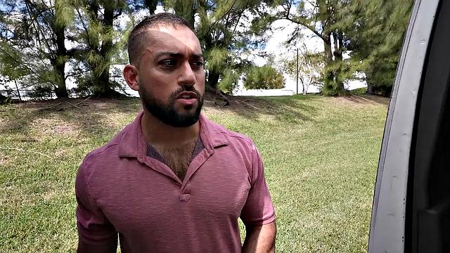 Fooled str8 jock barebacks guy in bus till cum in mouth