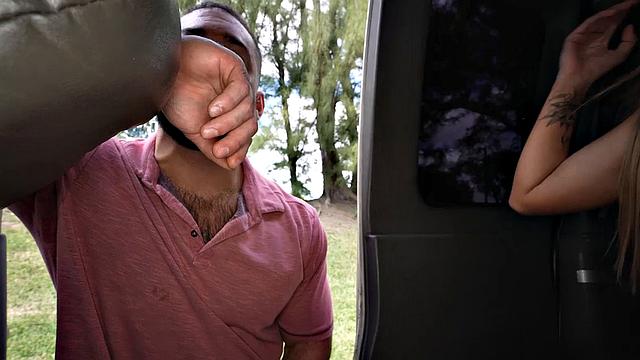 Fooled str8 jock barebacks guy in bus till cum in mouth