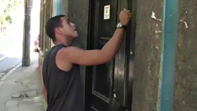 Diego Lozano hooks up with Ramon Mendez at the bar he works at. One thing leads to another, and soon Diego is savoring the bartender's monster cock. Then Diego lets the beefy Latino stuff all of it in his ass.