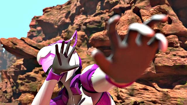 F.U.T.A. SENTAI SQUAD - Futanari Babes Team Up To CREAMPIE Villain With Big Robot Suits