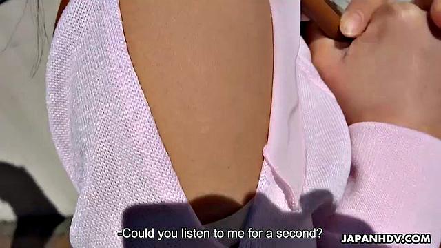 Cheating wife Misuzu Nishihara gets real fucking