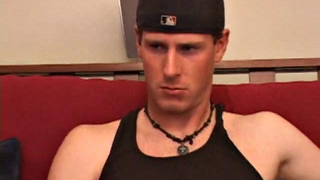 Maxx Wood Stroking Cock