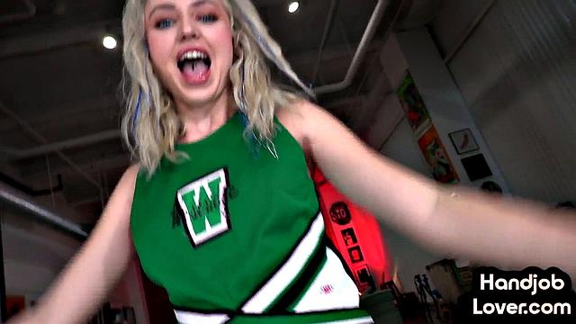 21yo petite babe gets facial