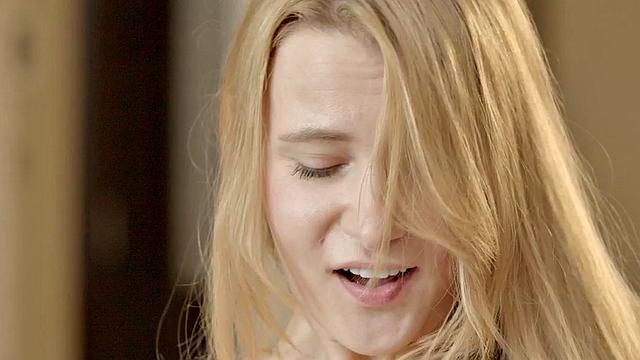 Sensual smalltitted babe making love with her lover