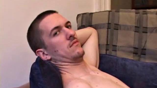 Kaos happens upon Casper, while he's beating off, and decides to join in. After watching what his buddy is doing, Kaos leans down and plants his face in Casper's lap, taking in every inch of his hard dick.