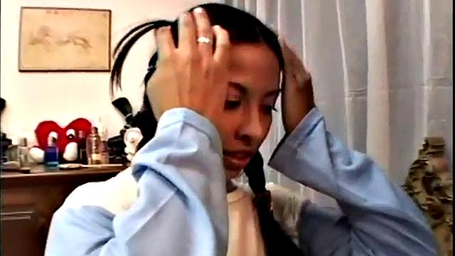 Dainty teen rammed hard in POV