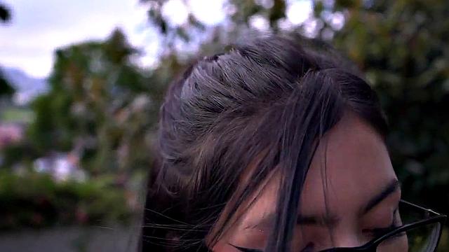 Petite Latina teen solo and naked