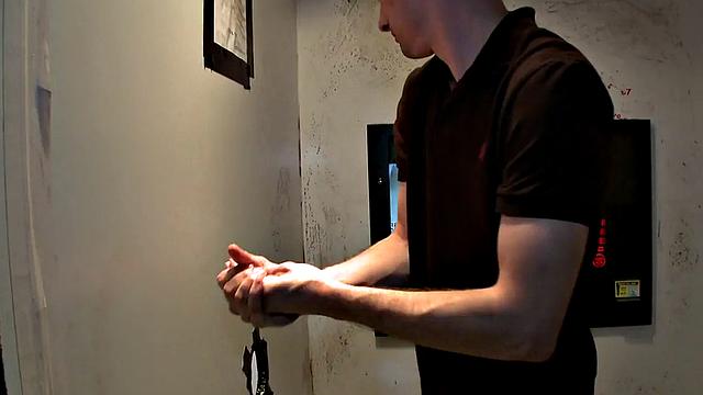 Caught in gay gloryhole