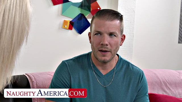 Gorgeous neighbor Bambi Barton needs a cock to fill up her pussy.