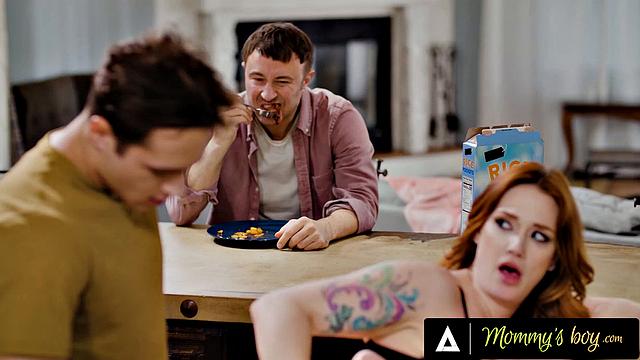 MOMMY'S BOY - Cuckold Watches Wife Siri Dahl Being Fucked By Teen Stepson