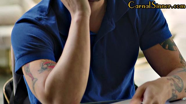 Cockhungry babes pounded in 3some