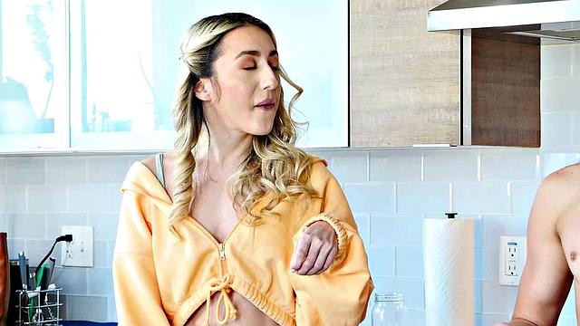 Horny babe, Sweet Sophia, has a sweet treat for her friend's brother