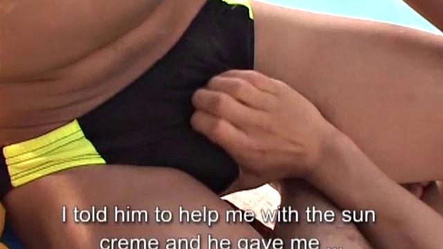 Walter is a 19 year old Latin twink, who is hanging out at the pool and hoping to get the attention of young Julian. He gets his wish and soon the boys are inside stripping out of their swimwear.