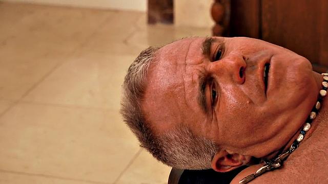 Gaydaddy gets fisted by tattooed and pierced DILF