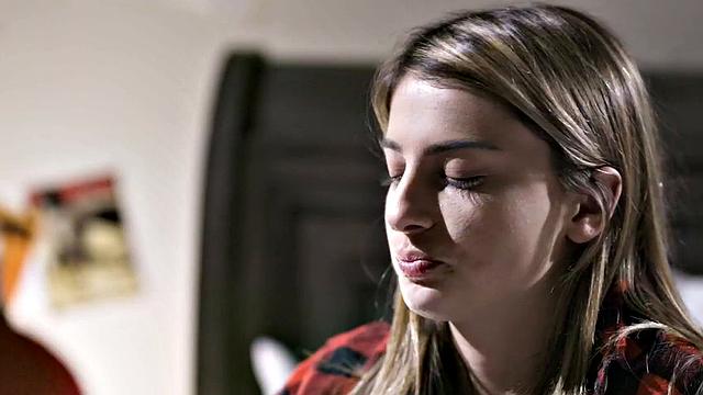 Conflicted Teen Kristen Scott Discovers Her Sexuality With Petite Blonde Kenna James