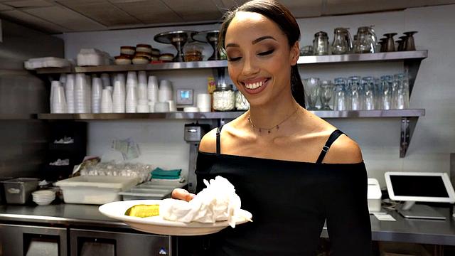 Waitress POV - Alexis Tae - Sex For Sedan