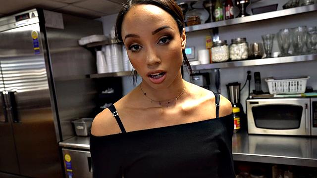 Waitress POV - Alexis Tae - Sex For Sedan