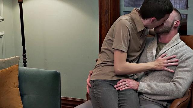 Taboo twinks in rimjob and bareback orgy with dads