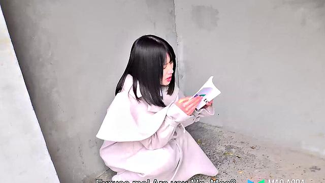 Mao Aoba Is A Horny College Babe Wanting To Be A Porn Star