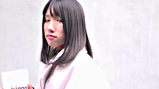 Mao Aoba Is A Horny College Babe Wanting To Be A Porn Star