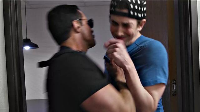 Hitchhiker CYRUS STARK Picked Up & Fucked By Creepy Muscle Hunk - DisruptiveFilms