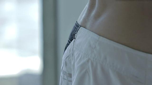 Sixpack jock teases body and jerks for cumshot