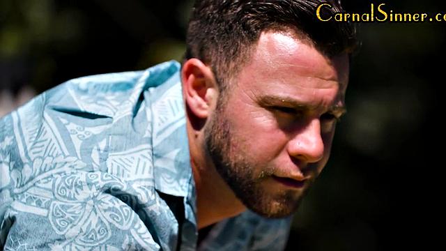 Bikini babe with perfect body fucked outdoors near pool