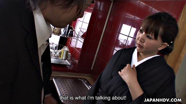 Waka Kano's cunt hungering for a mature cock