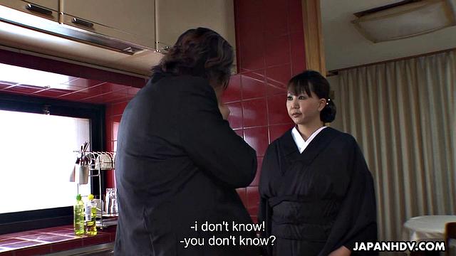 Waka Kano's cunt hungering for a mature cock