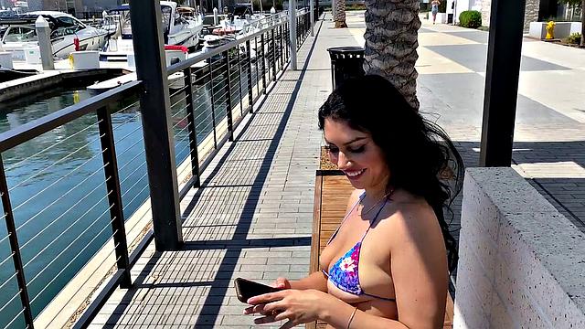 Queenie has perfect aim