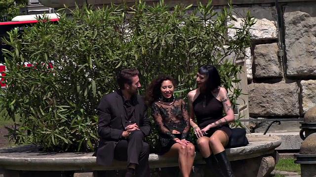 Humiliated European public nudity and kinky spanking