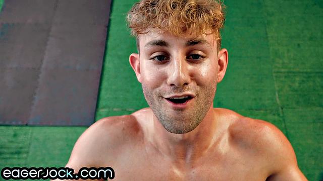 Athletic jock analfucked by gym coach