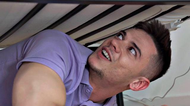 Cockriding babe riding BF's cock in hot affair