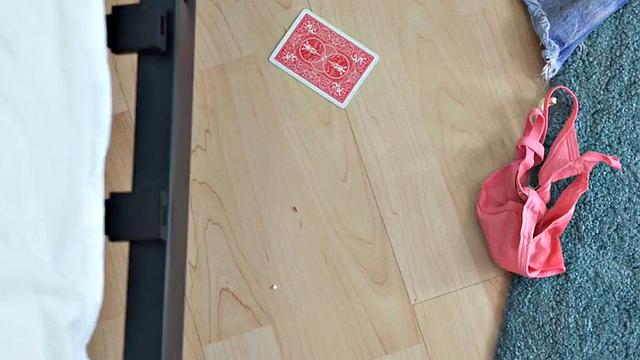 Cockriding babe riding BF's cock in hot affair