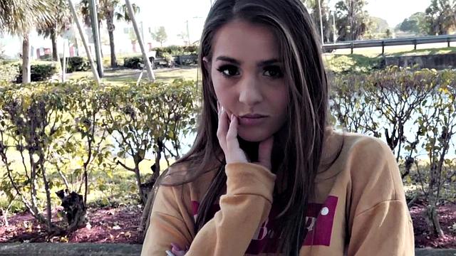 Pickedup teen cutie rides before missionary in POV duo