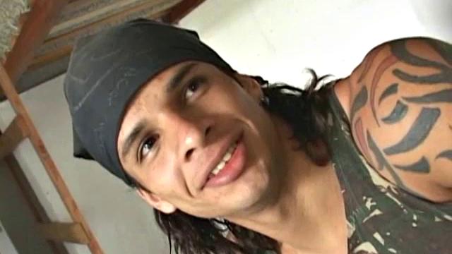 Two Latino Soldiers find themselves alone in the barracks. They decide to take a walk to a secluded outdoor area. They unleash their lust and of course there's no condoms, so it's bareback fucking all the way!