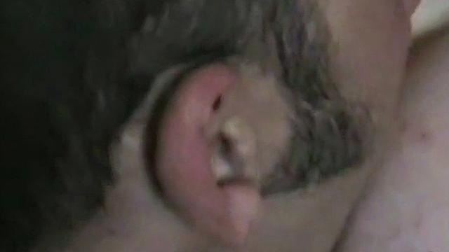 Amateur German gay rims and sucks BF in closeup